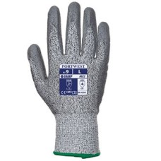 Cut level 5 PU palm coated glove