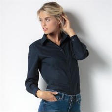 KK361 Ladies Long Sleeve Oxford Shirt BS